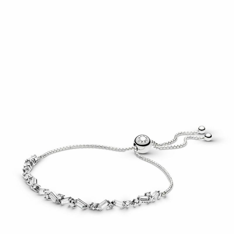 Pandora Glacial Beauty Sliding Bracelet NZ, Sterling Silver (524306-FIE)